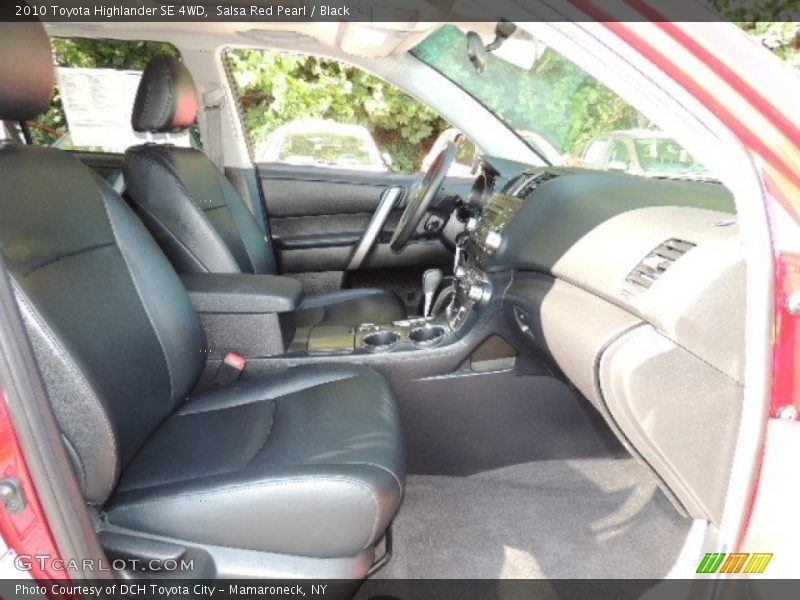 Salsa Red Pearl / Black 2010 Toyota Highlander SE 4WD
