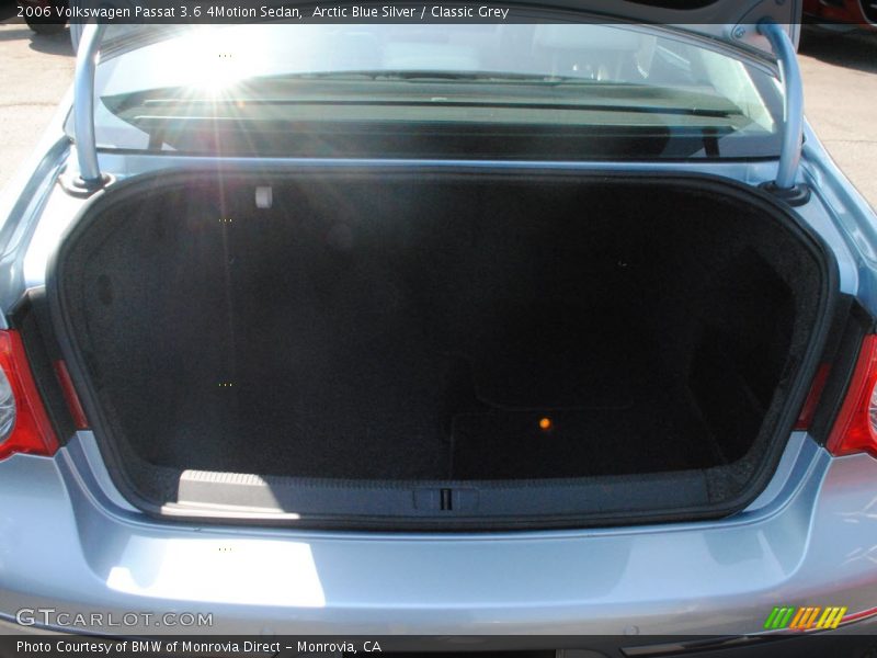 Arctic Blue Silver / Classic Grey 2006 Volkswagen Passat 3.6 4Motion Sedan