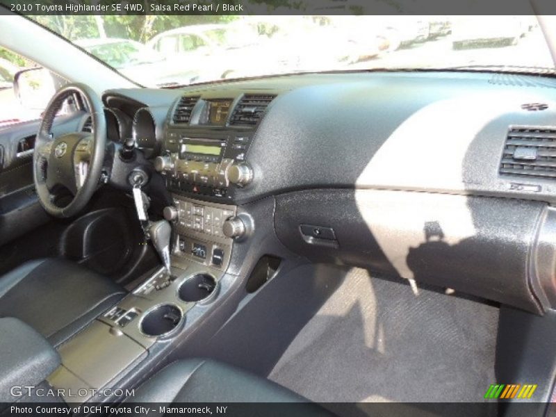 Salsa Red Pearl / Black 2010 Toyota Highlander SE 4WD
