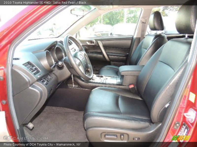 Salsa Red Pearl / Black 2010 Toyota Highlander SE 4WD