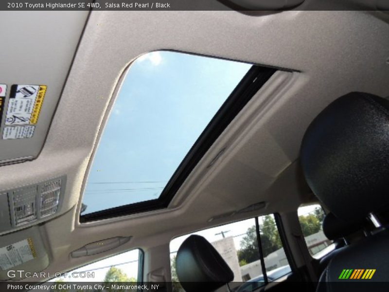 Salsa Red Pearl / Black 2010 Toyota Highlander SE 4WD