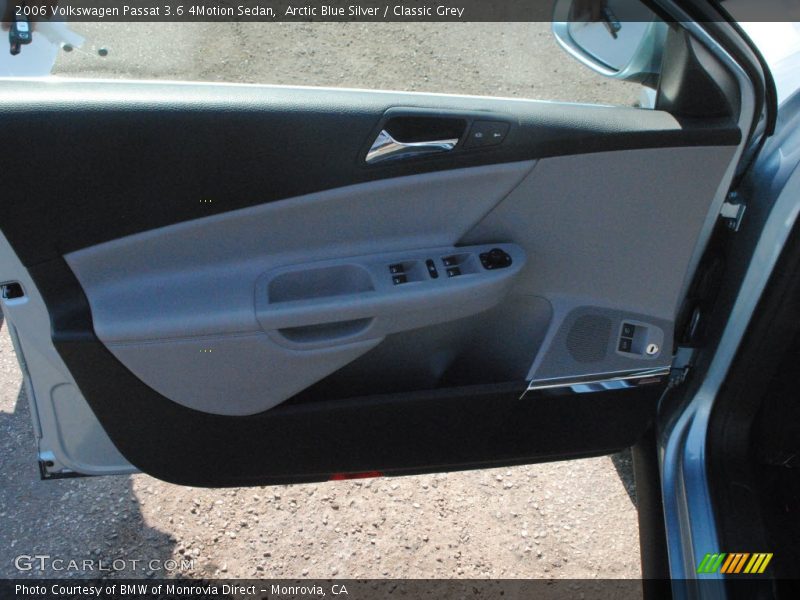 Arctic Blue Silver / Classic Grey 2006 Volkswagen Passat 3.6 4Motion Sedan