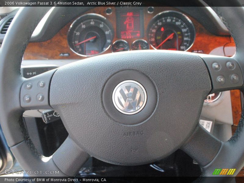 Arctic Blue Silver / Classic Grey 2006 Volkswagen Passat 3.6 4Motion Sedan