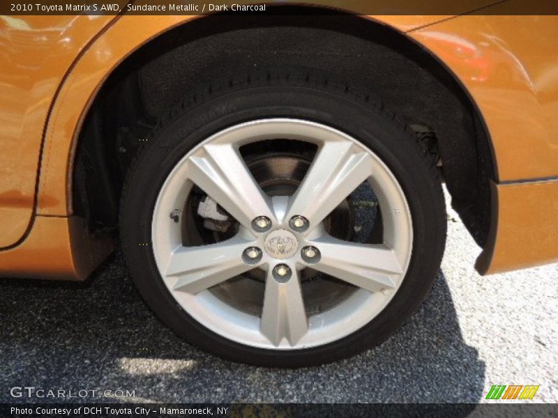 Sundance Metallic / Dark Charcoal 2010 Toyota Matrix S AWD