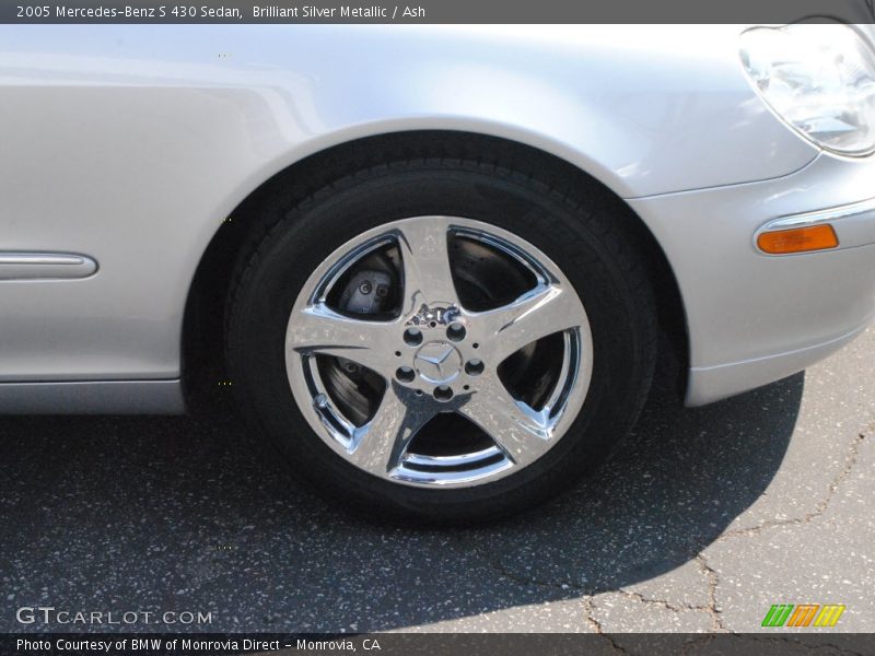 Brilliant Silver Metallic / Ash 2005 Mercedes-Benz S 430 Sedan