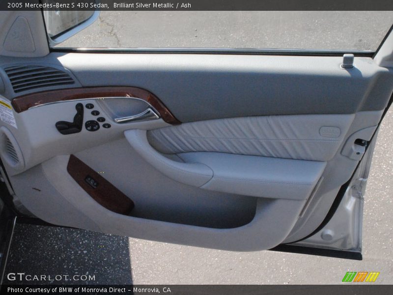 Brilliant Silver Metallic / Ash 2005 Mercedes-Benz S 430 Sedan