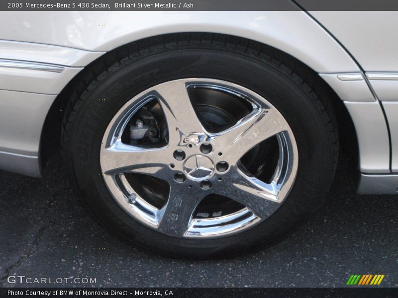 Brilliant Silver Metallic / Ash 2005 Mercedes-Benz S 430 Sedan