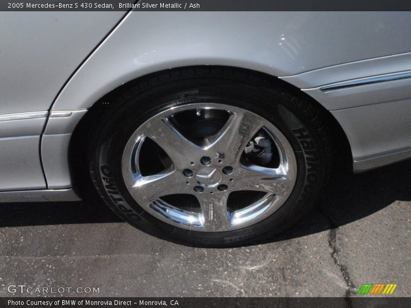 Brilliant Silver Metallic / Ash 2005 Mercedes-Benz S 430 Sedan