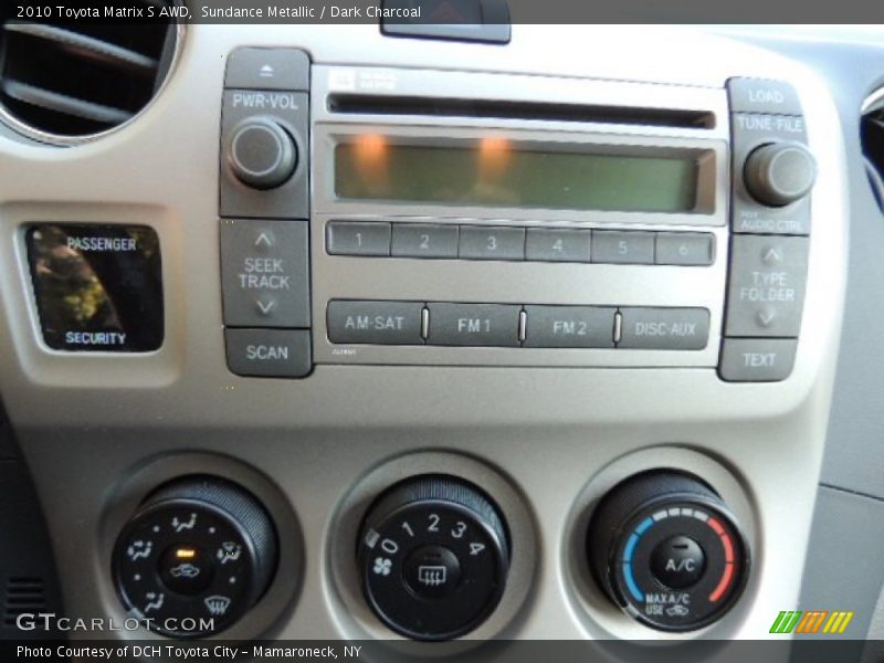 Sundance Metallic / Dark Charcoal 2010 Toyota Matrix S AWD