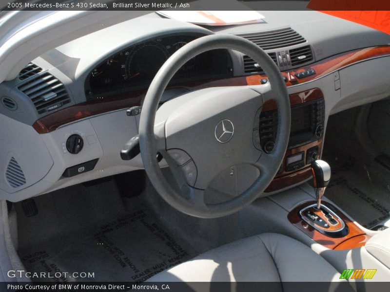 Brilliant Silver Metallic / Ash 2005 Mercedes-Benz S 430 Sedan