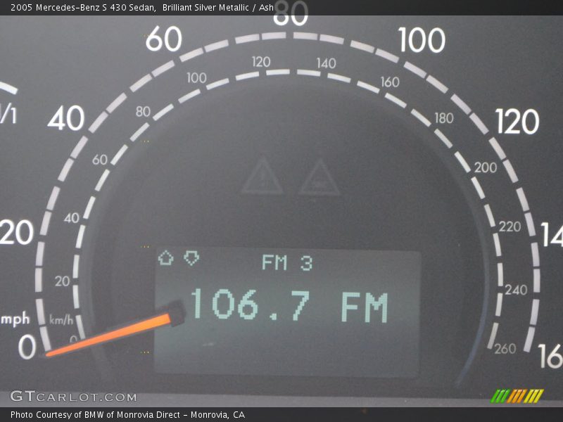 Brilliant Silver Metallic / Ash 2005 Mercedes-Benz S 430 Sedan