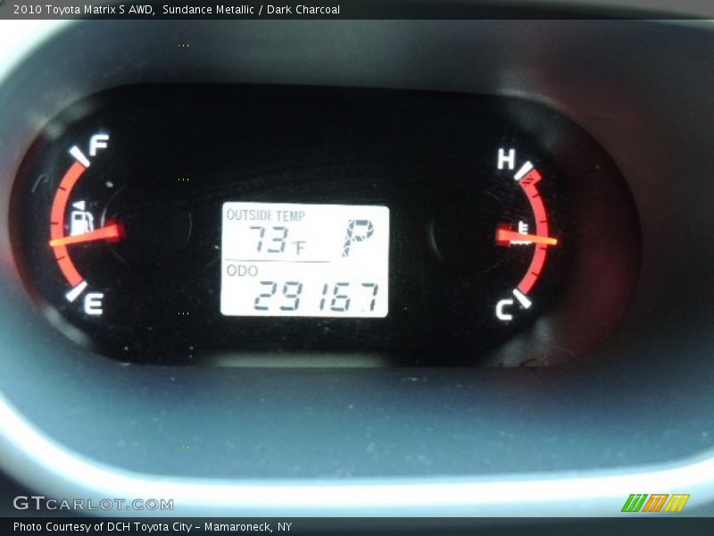 Sundance Metallic / Dark Charcoal 2010 Toyota Matrix S AWD