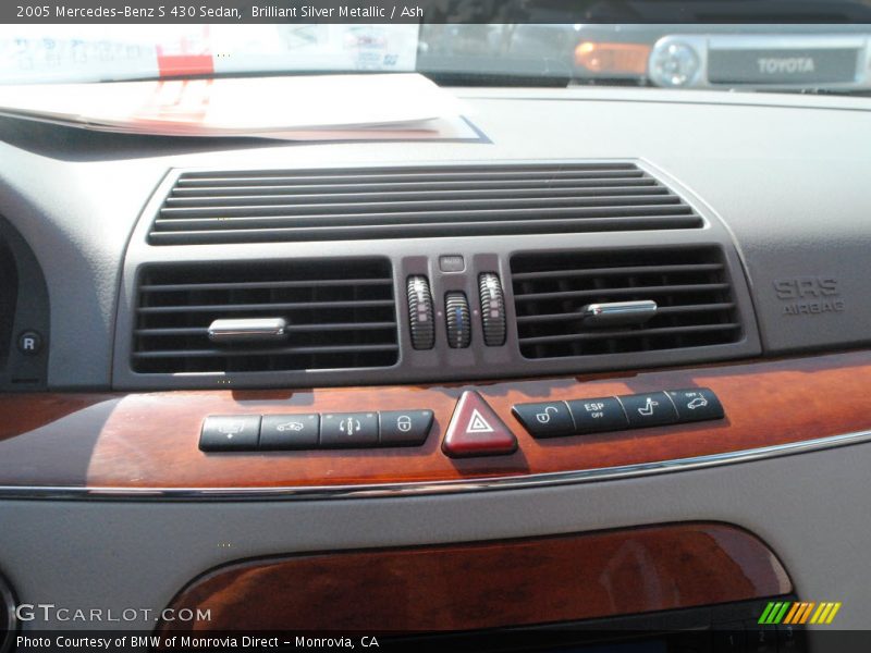 Brilliant Silver Metallic / Ash 2005 Mercedes-Benz S 430 Sedan
