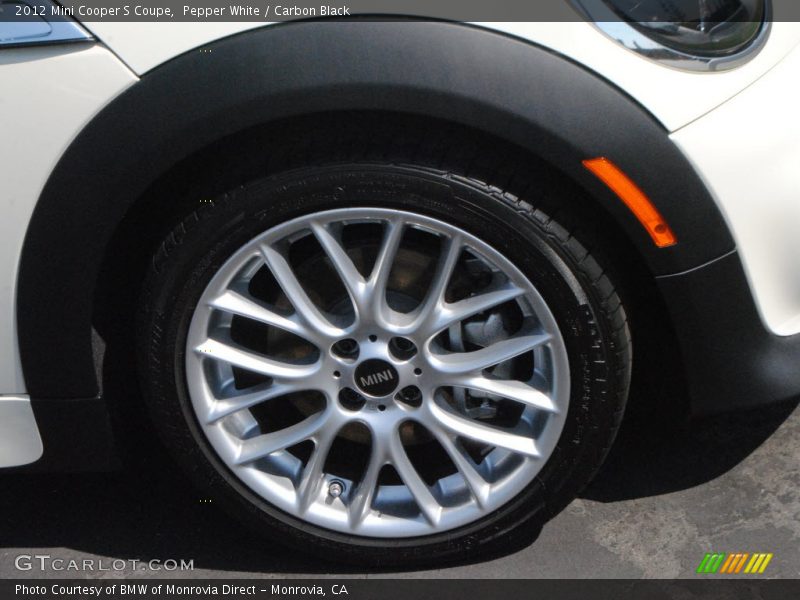 Pepper White / Carbon Black 2012 Mini Cooper S Coupe
