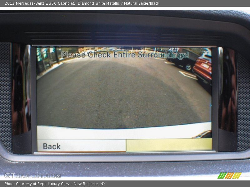 Diamond White Metallic / Natural Beige/Black 2012 Mercedes-Benz E 350 Cabriolet