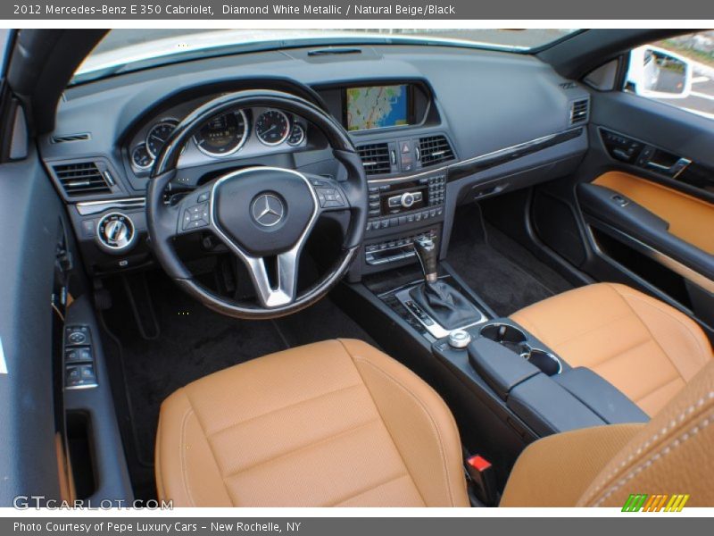 Natural Beige/Black Interior - 2012 E 350 Cabriolet 