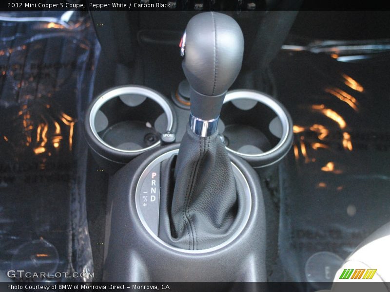 Pepper White / Carbon Black 2012 Mini Cooper S Coupe