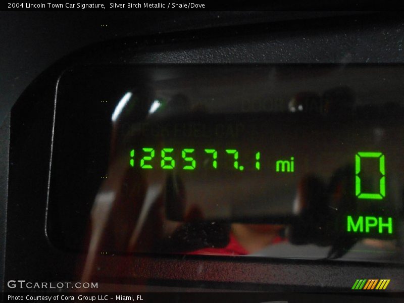 Silver Birch Metallic / Shale/Dove 2004 Lincoln Town Car Signature