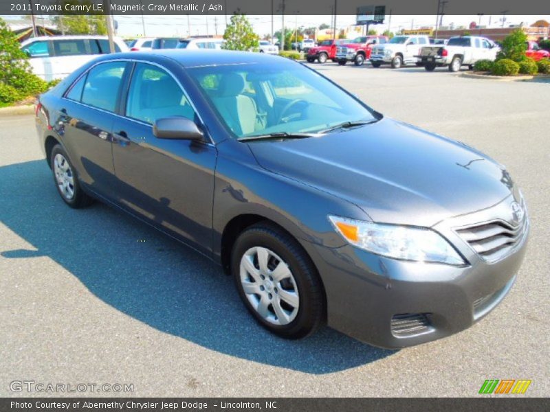 Magnetic Gray Metallic / Ash 2011 Toyota Camry LE