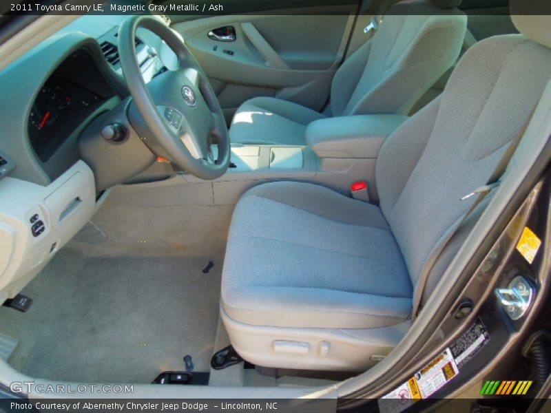 Magnetic Gray Metallic / Ash 2011 Toyota Camry LE