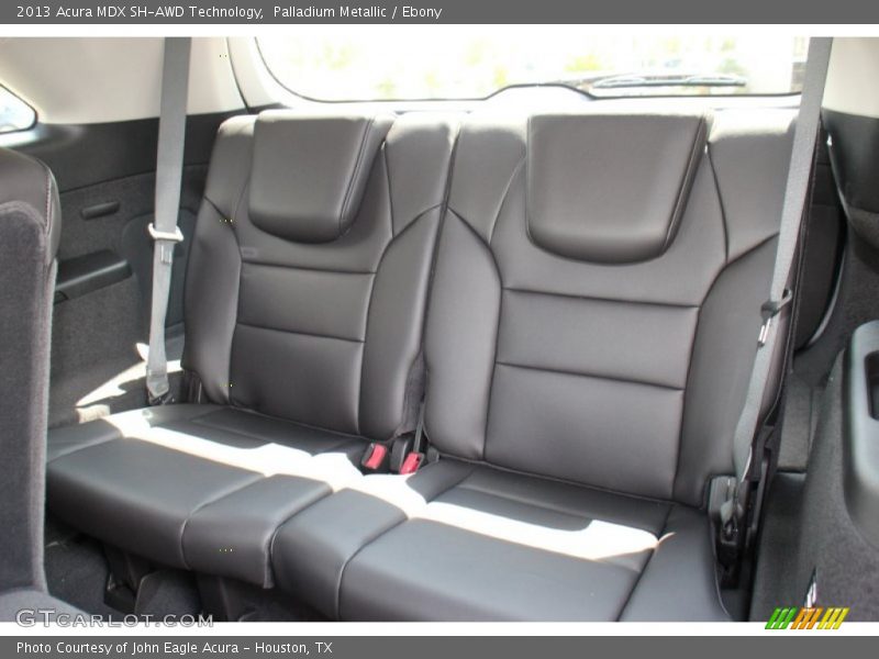 Rear Seat of 2013 MDX SH-AWD Technology