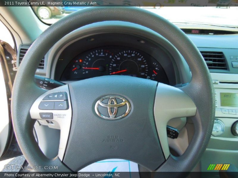 Magnetic Gray Metallic / Ash 2011 Toyota Camry LE