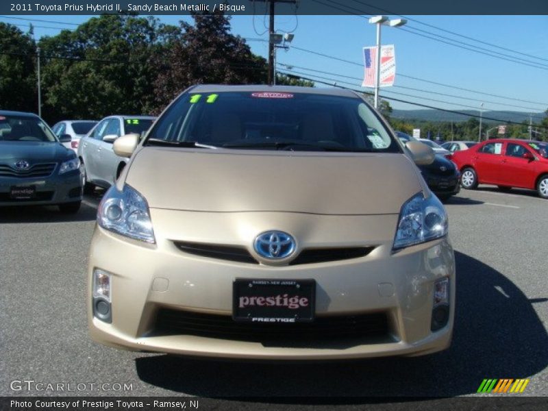 Sandy Beach Metallic / Bisque 2011 Toyota Prius Hybrid II