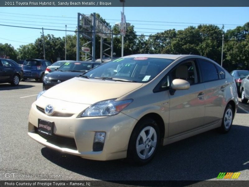 Sandy Beach Metallic / Bisque 2011 Toyota Prius Hybrid II