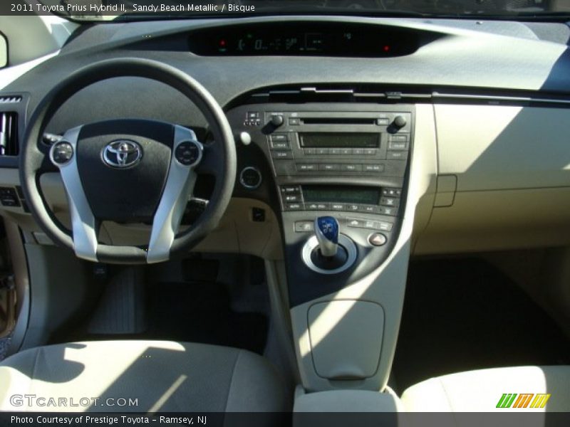 Sandy Beach Metallic / Bisque 2011 Toyota Prius Hybrid II