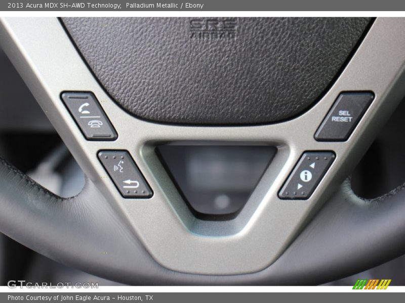 Controls of 2013 MDX SH-AWD Technology