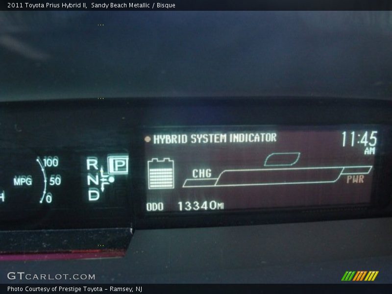 Sandy Beach Metallic / Bisque 2011 Toyota Prius Hybrid II