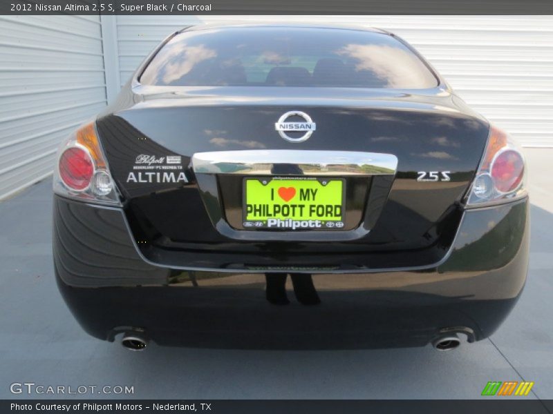 Super Black / Charcoal 2012 Nissan Altima 2.5 S