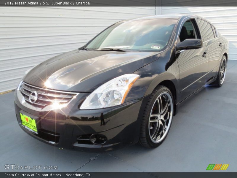 Super Black / Charcoal 2012 Nissan Altima 2.5 S