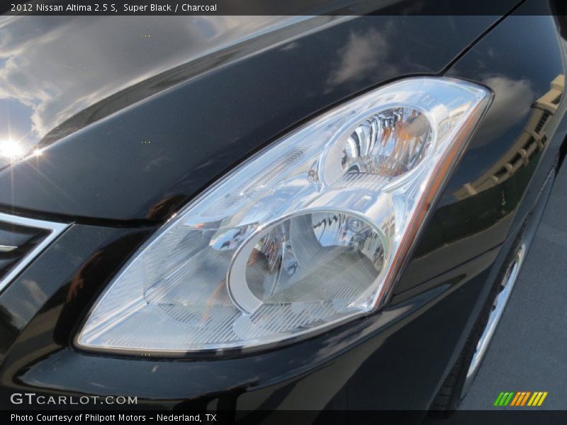 Super Black / Charcoal 2012 Nissan Altima 2.5 S