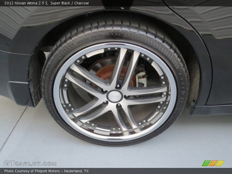Super Black / Charcoal 2012 Nissan Altima 2.5 S