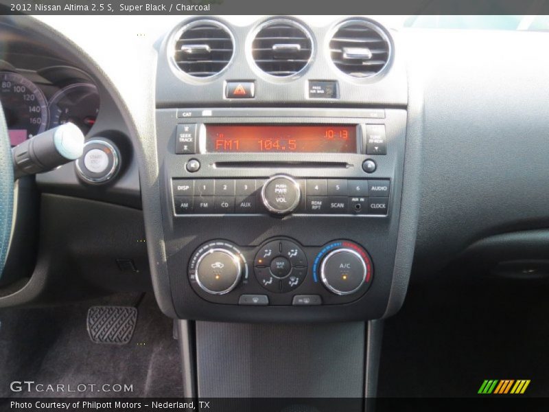 Super Black / Charcoal 2012 Nissan Altima 2.5 S