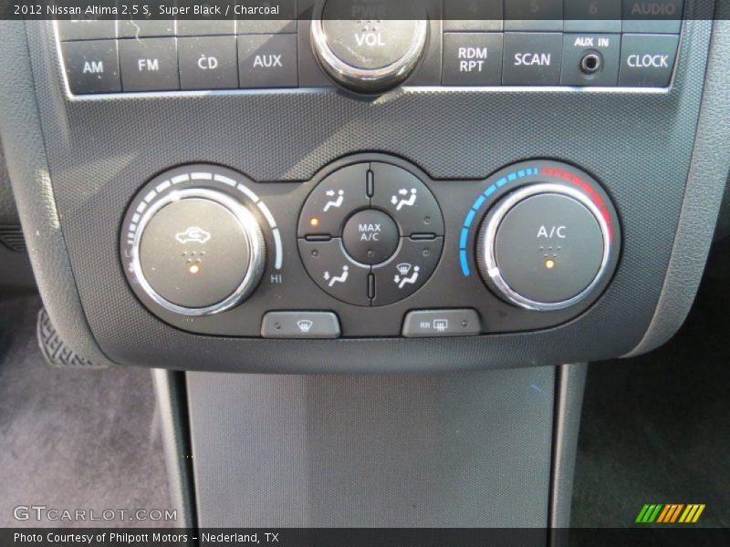Super Black / Charcoal 2012 Nissan Altima 2.5 S