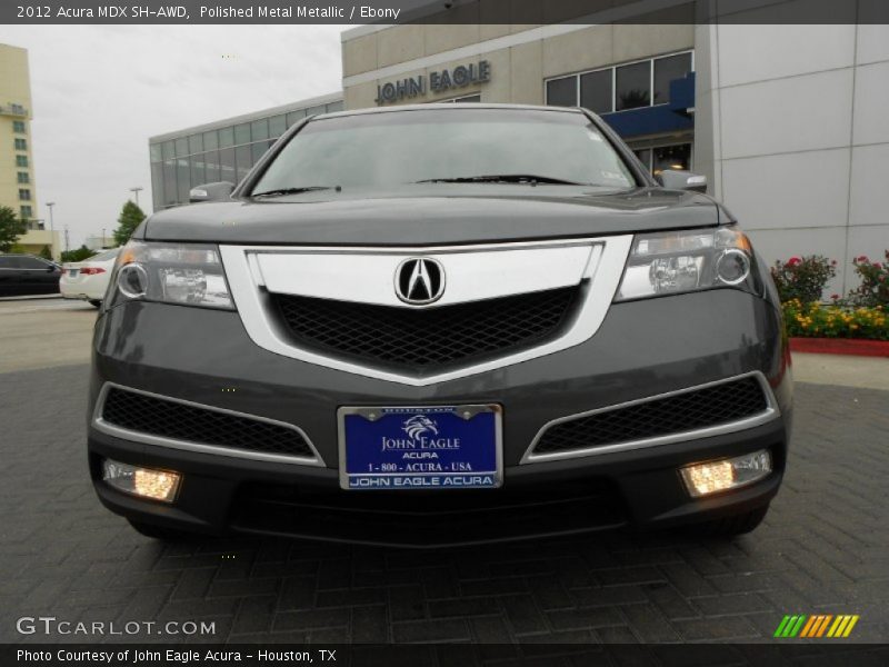 Polished Metal Metallic / Ebony 2012 Acura MDX SH-AWD