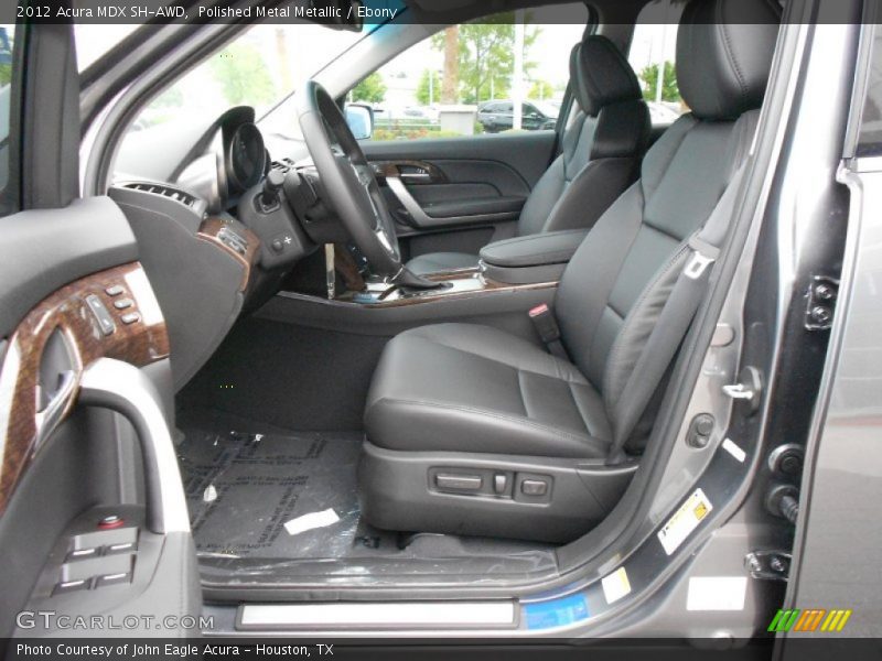 Polished Metal Metallic / Ebony 2012 Acura MDX SH-AWD