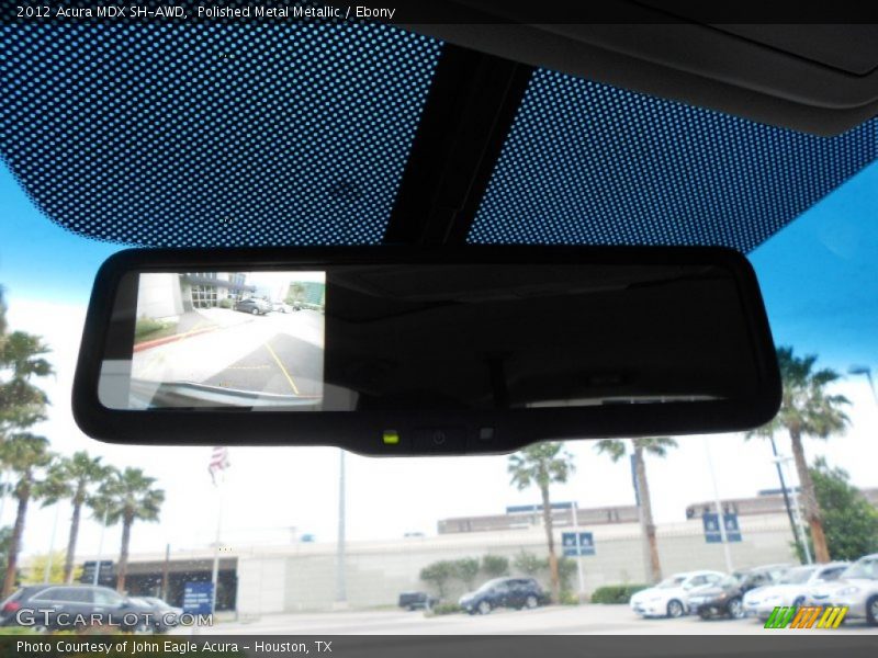 Polished Metal Metallic / Ebony 2012 Acura MDX SH-AWD