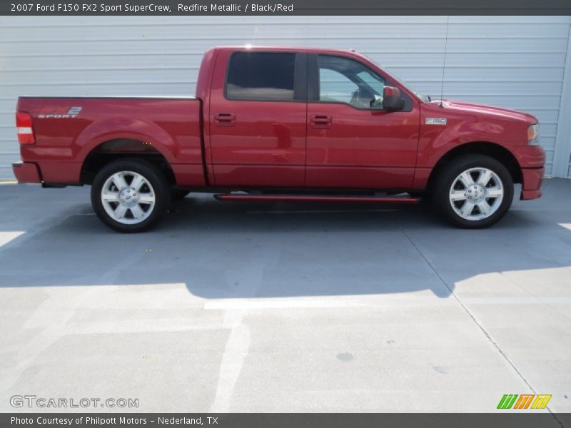 Redfire Metallic / Black/Red 2007 Ford F150 FX2 Sport SuperCrew