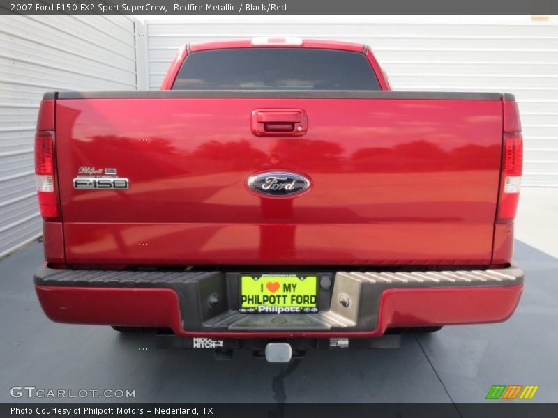 Redfire Metallic / Black/Red 2007 Ford F150 FX2 Sport SuperCrew