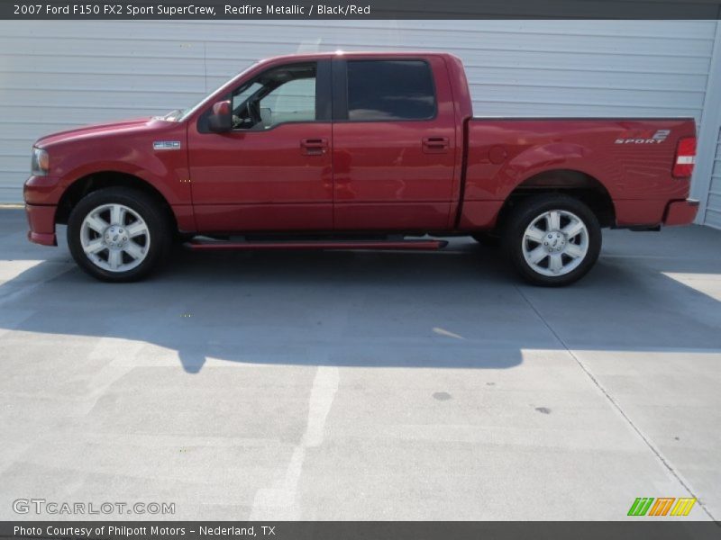 Redfire Metallic / Black/Red 2007 Ford F150 FX2 Sport SuperCrew