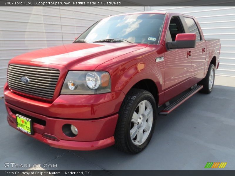 Redfire Metallic / Black/Red 2007 Ford F150 FX2 Sport SuperCrew