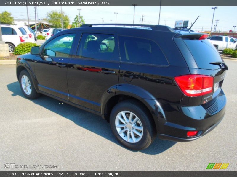 Brilliant Black Crystal Pearl / Black 2013 Dodge Journey SXT