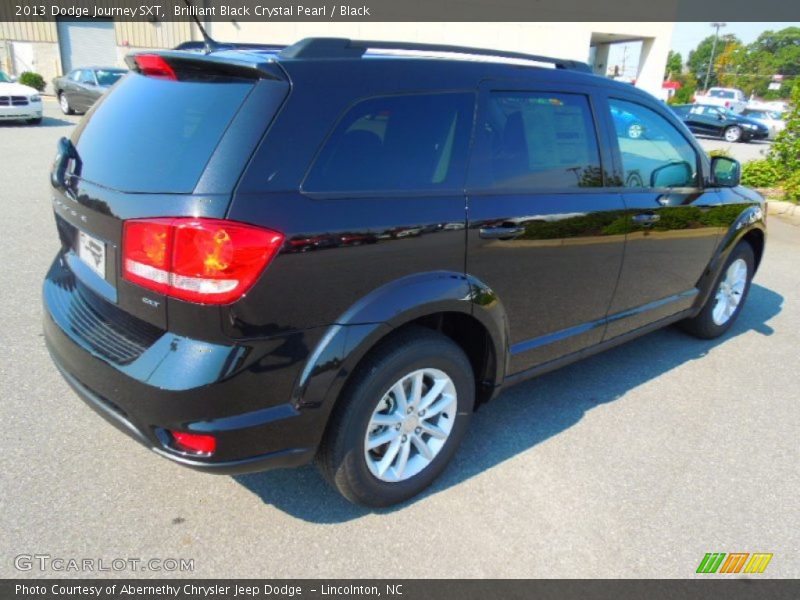 Brilliant Black Crystal Pearl / Black 2013 Dodge Journey SXT