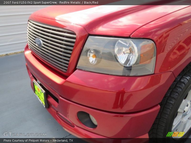 Redfire Metallic / Black/Red 2007 Ford F150 FX2 Sport SuperCrew