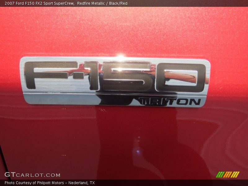 Redfire Metallic / Black/Red 2007 Ford F150 FX2 Sport SuperCrew
