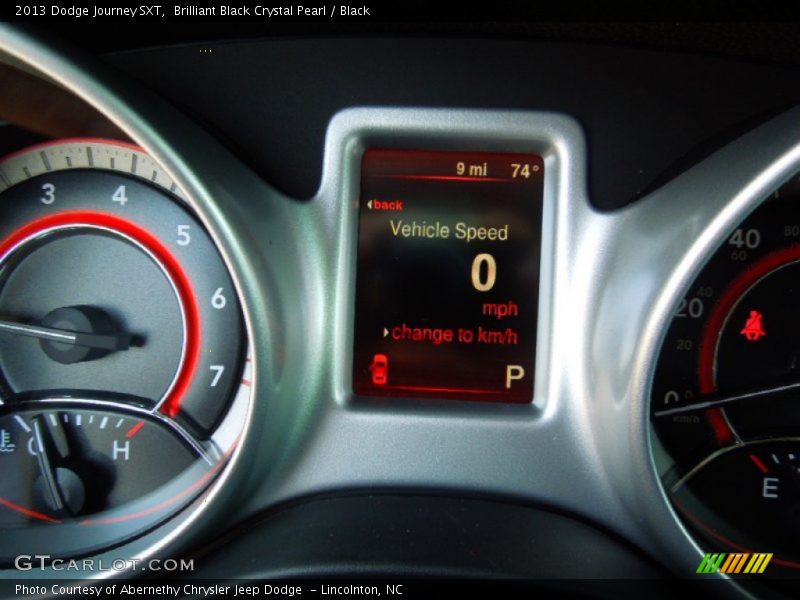 Brilliant Black Crystal Pearl / Black 2013 Dodge Journey SXT