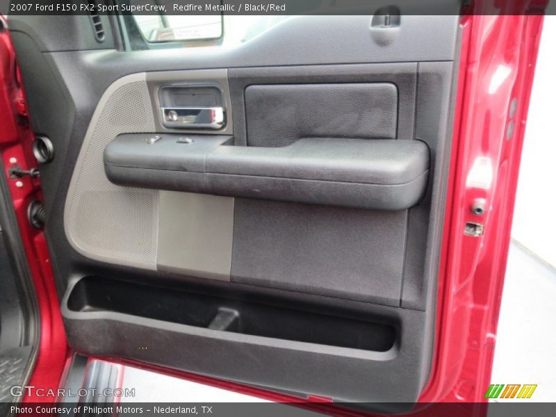 Redfire Metallic / Black/Red 2007 Ford F150 FX2 Sport SuperCrew
